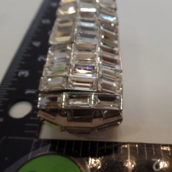 Sparkling Bold Elastic Bracelet Apx 1.5" Wide & Suited for 7" Wrist or Smaller - Picture 6 of 6